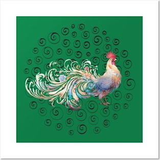 rooster Posters and Art